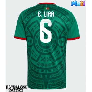 Mexiko Erik Lira #6 Domácí Dres MS 2026 Krátký Rukáv